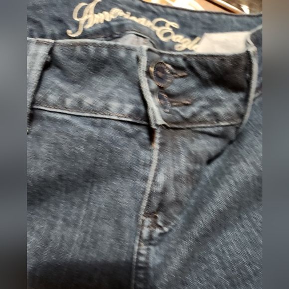 Vintage American Eagle Bermuda Shorts Denim Size 2 - Picture 3 of 6